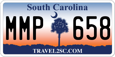 SC license plate MMP658