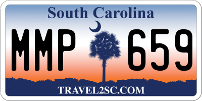 SC license plate MMP659