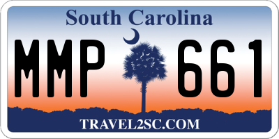 SC license plate MMP661