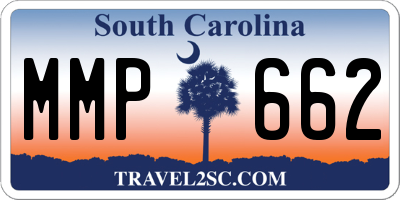 SC license plate MMP662