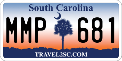 SC license plate MMP681
