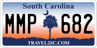 SC license plate MMP682
