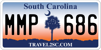 SC license plate MMP686