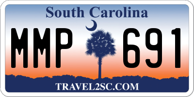 SC license plate MMP691