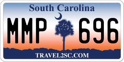 SC license plate MMP696
