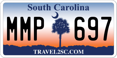 SC license plate MMP697