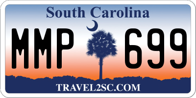 SC license plate MMP699