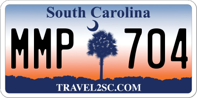 SC license plate MMP704