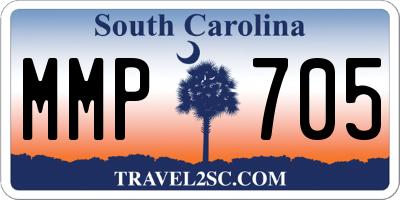 SC license plate MMP705