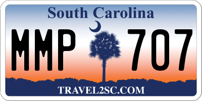 SC license plate MMP707