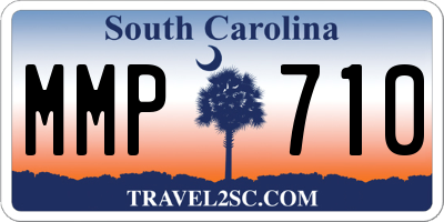 SC license plate MMP710