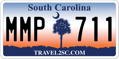 SC license plate MMP711