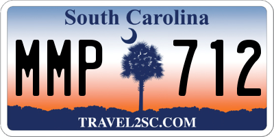 SC license plate MMP712