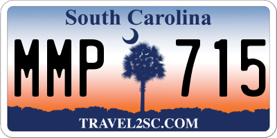 SC license plate MMP715