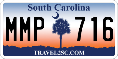 SC license plate MMP716