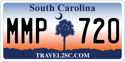 SC license plate MMP720