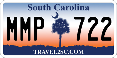 SC license plate MMP722