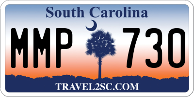 SC license plate MMP730