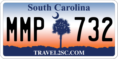 SC license plate MMP732