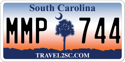 SC license plate MMP744