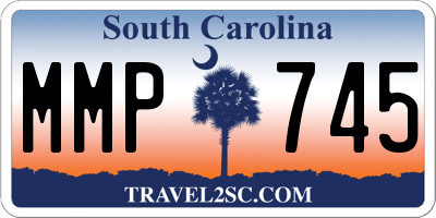 SC license plate MMP745