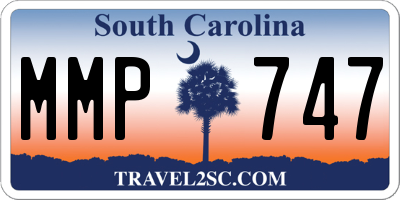 SC license plate MMP747