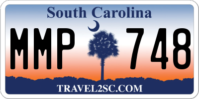 SC license plate MMP748