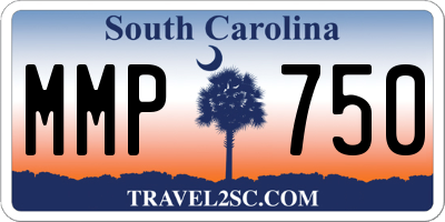 SC license plate MMP750