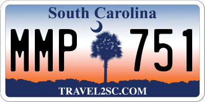 SC license plate MMP751