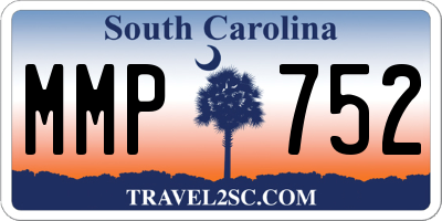 SC license plate MMP752