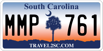 SC license plate MMP761