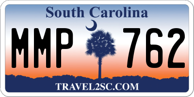 SC license plate MMP762