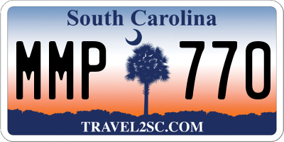 SC license plate MMP770