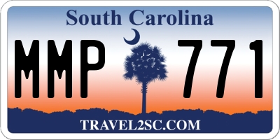 SC license plate MMP771