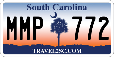 SC license plate MMP772