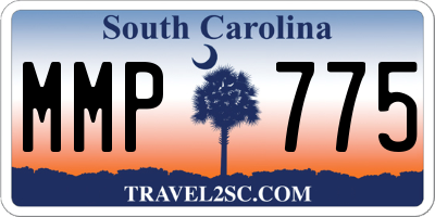 SC license plate MMP775