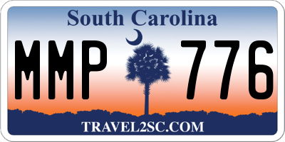 SC license plate MMP776