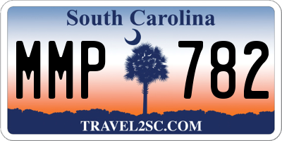SC license plate MMP782