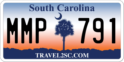 SC license plate MMP791