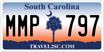 SC license plate MMP797