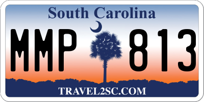 SC license plate MMP813