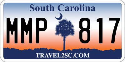 SC license plate MMP817
