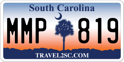 SC license plate MMP819