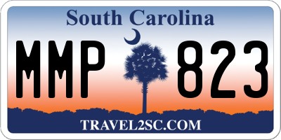 SC license plate MMP823