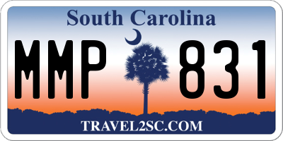 SC license plate MMP831
