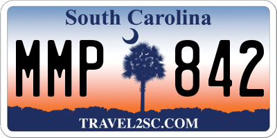 SC license plate MMP842