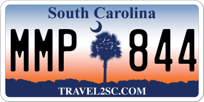 SC license plate MMP844