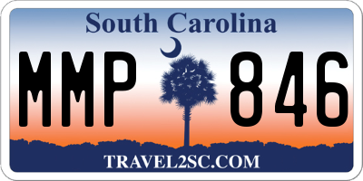 SC license plate MMP846