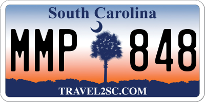 SC license plate MMP848