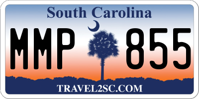 SC license plate MMP855